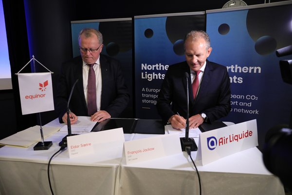 Air Liquide joins innovative large scale Carbon Capture and Storage project in Norway