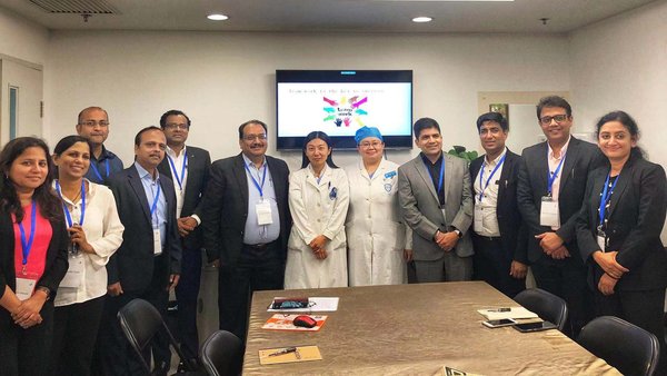 印度访学团来华学习造血干细胞移植技术 -- 北京方案