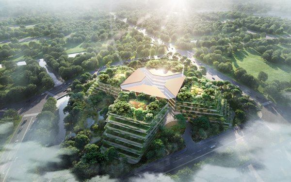 全球首家克利夫兰医学联合项目 -- 上海绿叶利兰医院建筑效果图