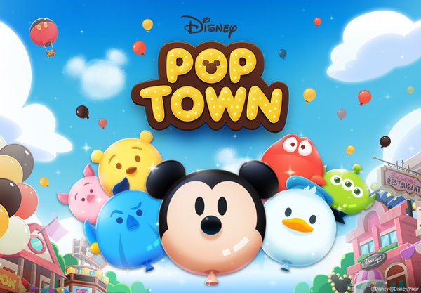 Disney Pop Town, a Costume Puzzle Game Based on Disney Characters, Available for Pre-registration