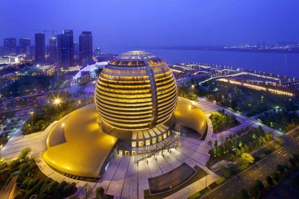 G20杭州峰会主会场及沿江会展经济带