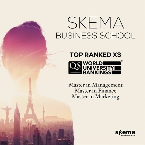 QS发布2020全球商科硕士排名，全球化商学院SKEMA成绩亮眼