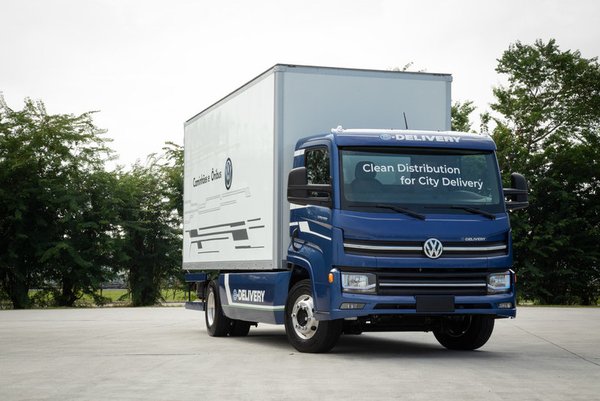 VWCO’s e-Delivery truck with CATL battery inside