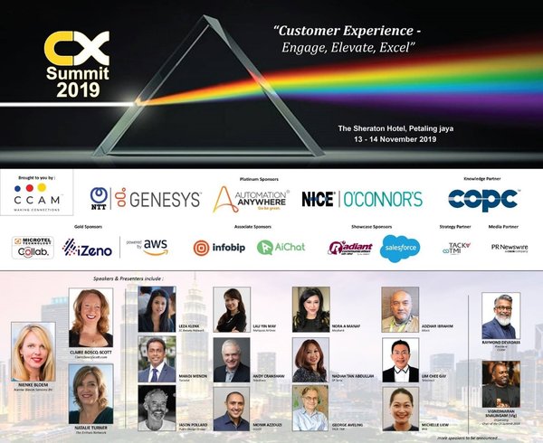 The Annual CX Summit organized by CCAM in Kuala Lumpur this November just got bigger