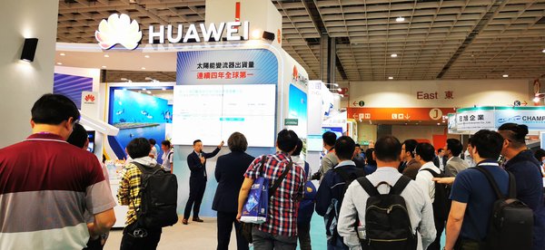 With constant innovation, Huawei Smart PV again leads PV Taiwan 2019