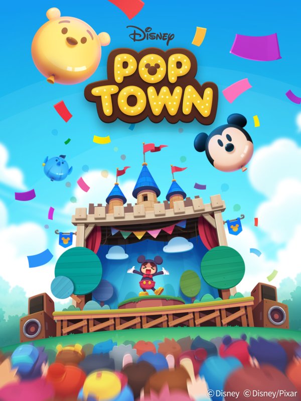 SundayToz Officially Launches Its Storytelling Mobile Game 'Disney Pop Town', Featuring Disney Characters and Puzzles