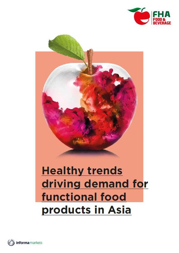 FHA-Food & Beverage releases industry report on health and wellness trends' impact on functional food & drinks market