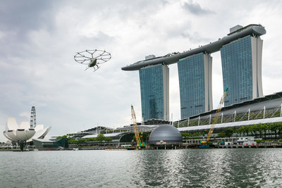 Volocopter空中出租车完成在新加坡的首次载人飞行 | 美通社