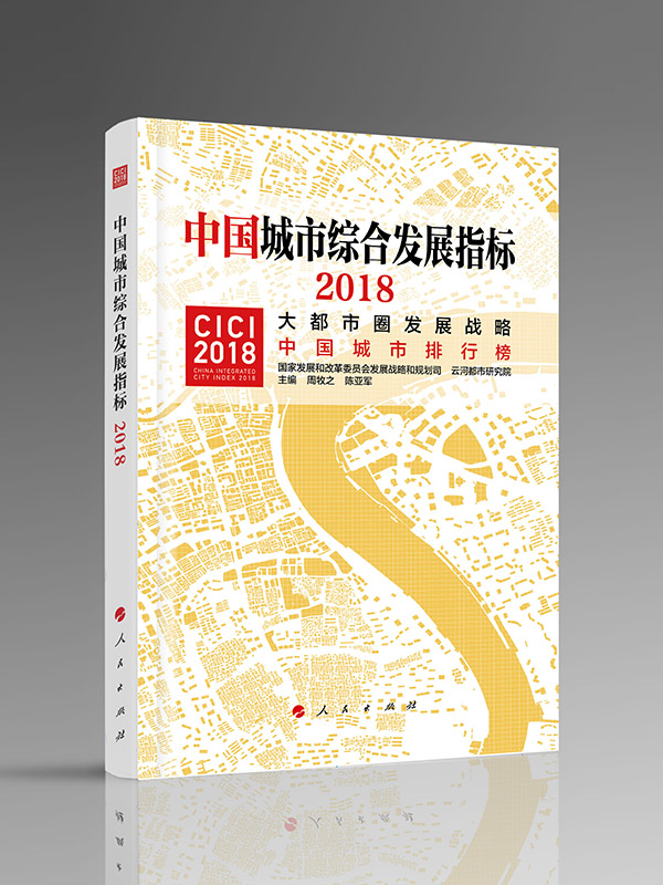 《中国城市综合发展指标2018》封面