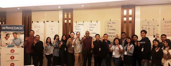 Coaches and participants of ActionCOACH’s Scale Up Series, Business Excellence Forum.