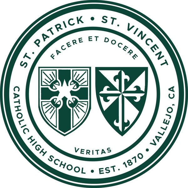 圣帕克文森高中校徽