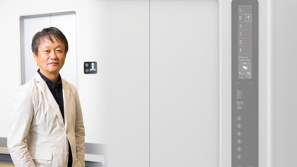 日立电梯携手日本设计师深泽直人先生设计了首款基于“HUMAN FRIENDLY”理念的概念电梯“HF-1”