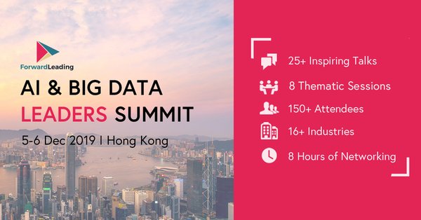 Forward Leading to bring together 150 data and tech leaders in Hong Kong on December 5 & 6