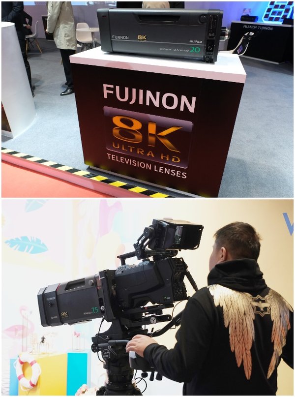 世界5G大会上，富士胶片最新8K广播电视镜头吸引观众驻足和体验