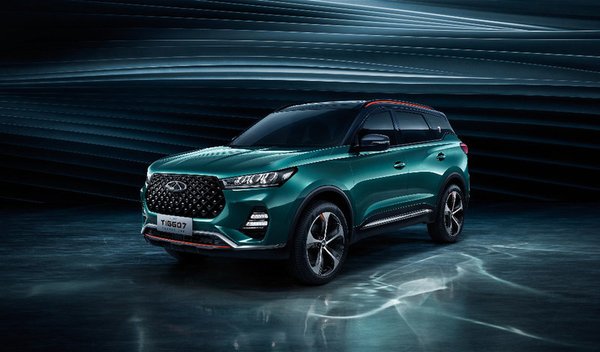 Debut of Chery's new concept SUV, Tiggo 7, at the 17th Guangzhou International Automobile Exhibition.
