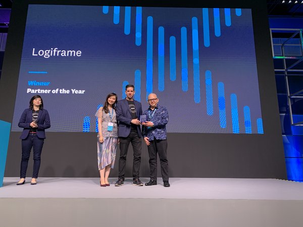 Logiframe meraih penghargaan Xero Awards 2019 - Asia Accounting Partner of the Year.
