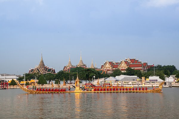 The Royal Barge Procession (full-dress rehearsal) on 21 October, 2019