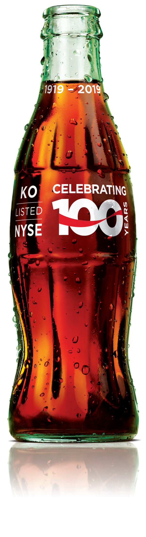 可口可乐上市100周年纪念版弧形瓶