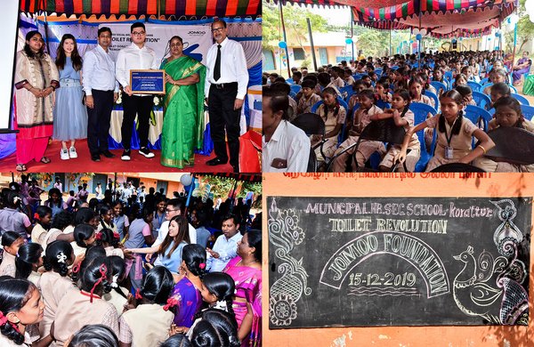 Lễ trao tặng nhà vệ sinh của JOMOO được tổ chức tại Chennai, Ấn Độ