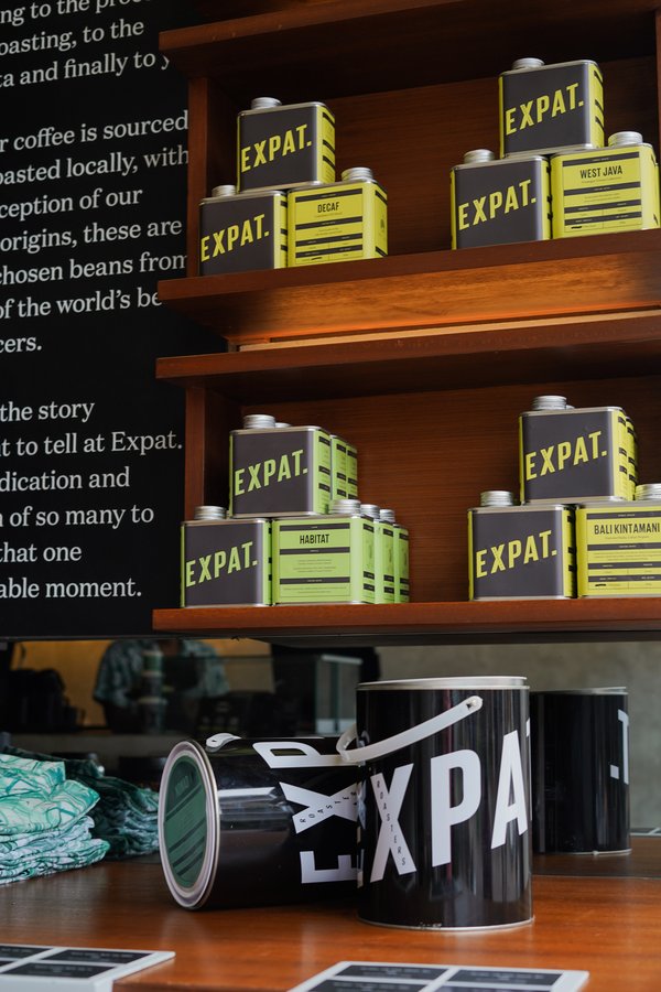 Expat. Roasters newly launched coffee bean packaging