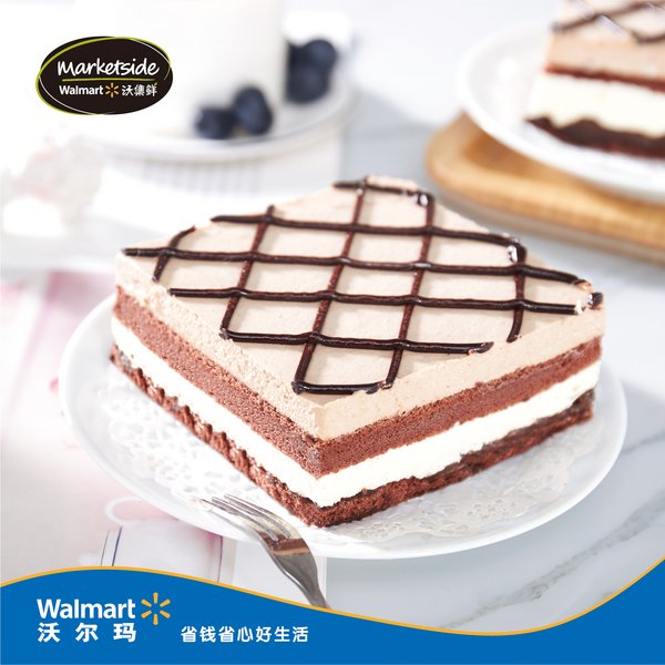 沃尔玛自有品牌沃集鲜榛巧慕斯蛋糕一经推出就受到顾客热捧