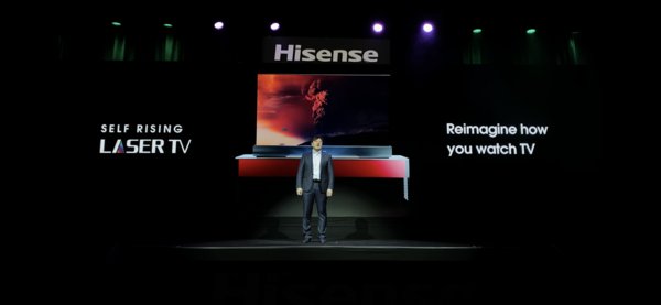 Hisense Lancar TV Laser Naik-Sendiri di CES 2020 