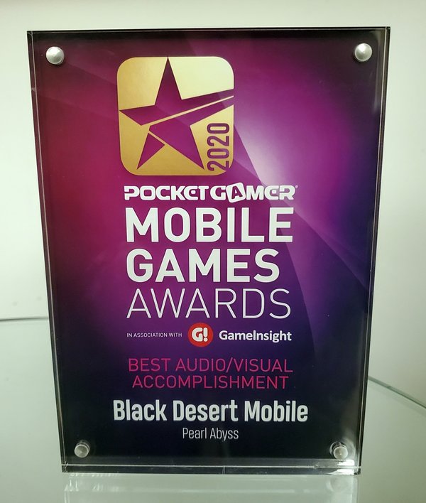 Black Desert Mobile Awarded at Pocket Gamer Mobile Games Awards 2020