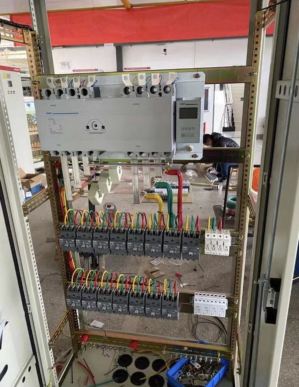 海格电气低压电气产品已完成配电箱中的安装