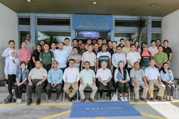 Group Photo at Batu Kitang Water Treatment Plant