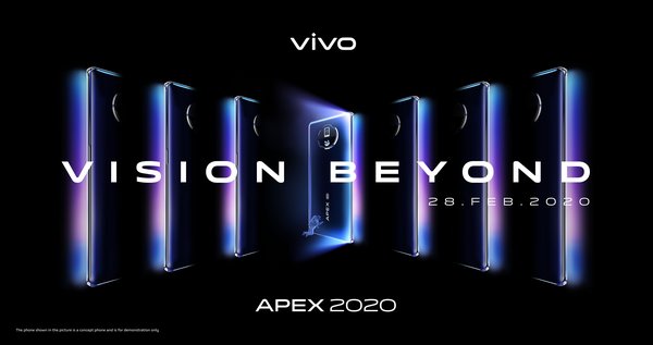 Vivo's APEX 2020 Reveals Futuristic Vision Beyond Imagination