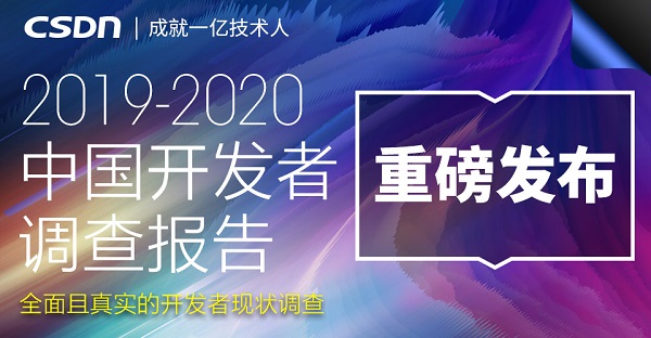 《2019-2020中国开发者调查报告》发布