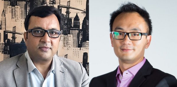 (Left) Uma Shankar, Founder and CEO of iAvatarz Digital. (Right)  Kenniess Wong, Co-founder and Executive Director at Adzymic.