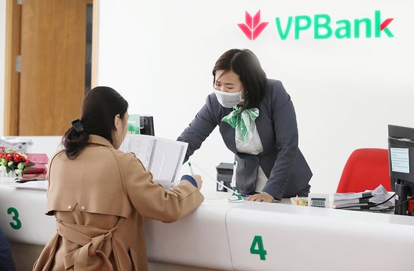 Customers at VPBank Office