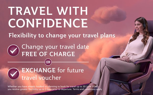 Travel With Confidence with Qatar Airways' Newly Launched Policy that Provides Maximum Flexibility for Passengers