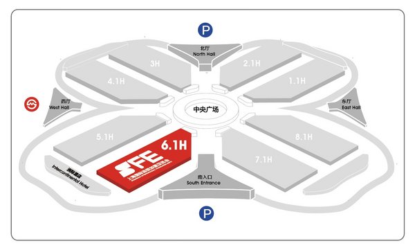 上海会展中心平面图图片