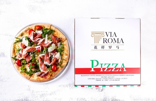 花样罗马餐厅推出手工石炉披萨外卖