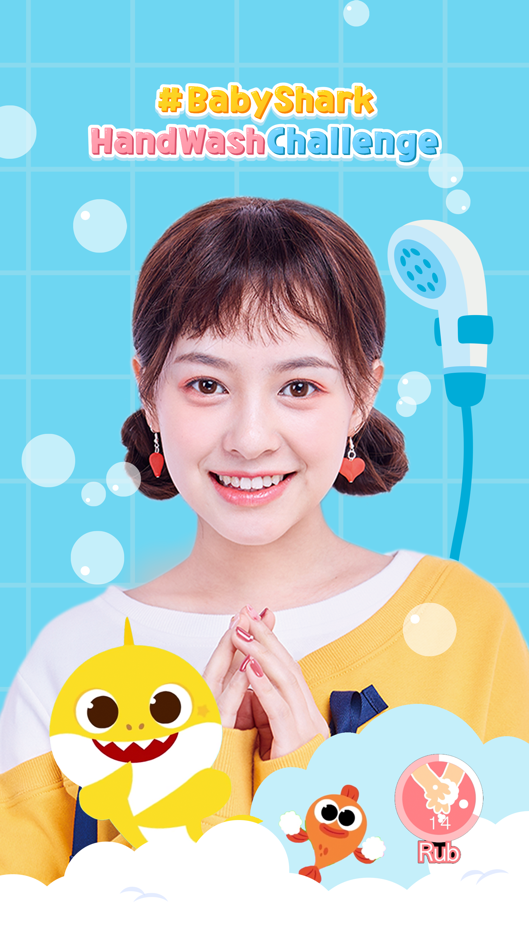 Meitu teams up with Pinkfong to launch a Baby Shark-themed AR filter that encourages handwashing
