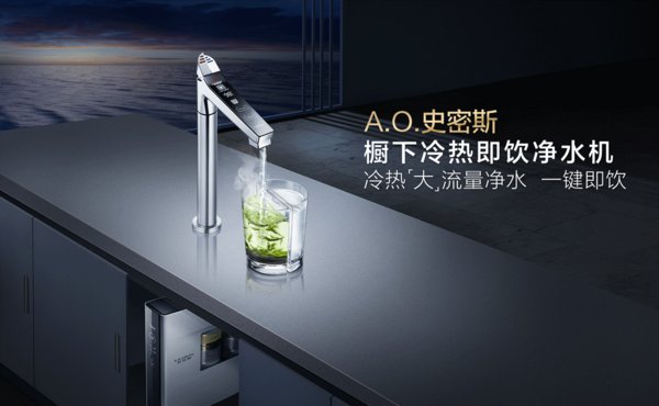 A.O.史密斯櫥下冷熱即飲凈水機