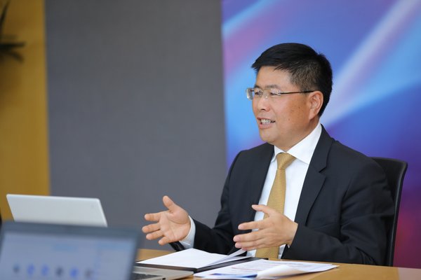新華三集團聯席總裁、國際業務部總裁黃智輝在2020 NAVIGATE領航者峰會現場