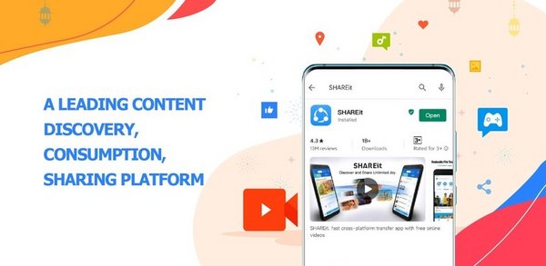 Reaching wider audience with SHAREit