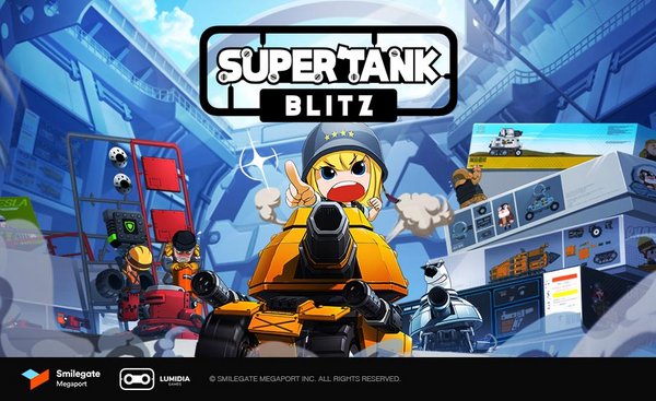 Casual mobile sandbox game "SUPERTANK BLITZ" now available for global pre-registration