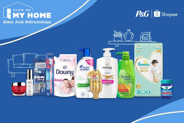 P&G dan Shopee hadirkan inspirasi belanja di rumah lewat microsite experiential "Show Me My Home" di Asia Tenggara