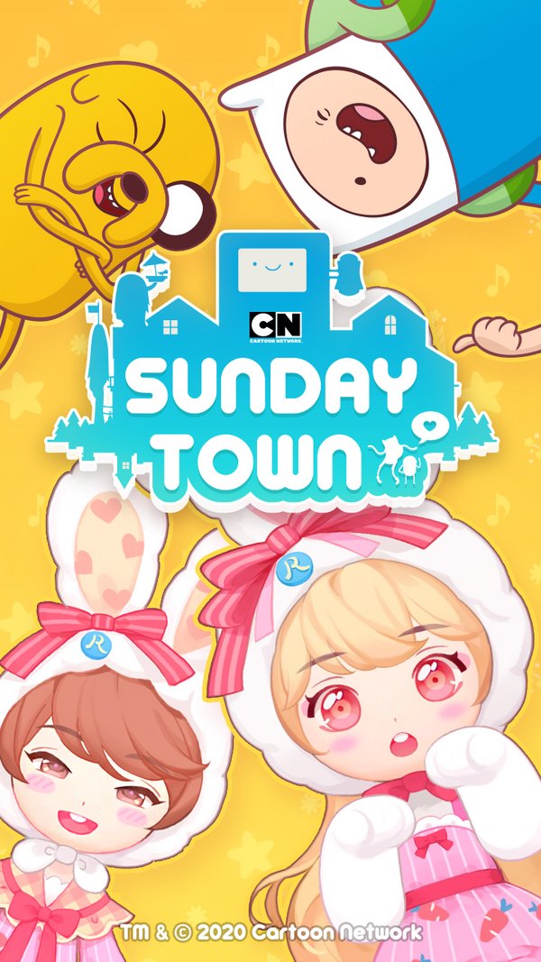 カートゥーンネットワーク SundayTownのタイトル  (C)Cartoon Network