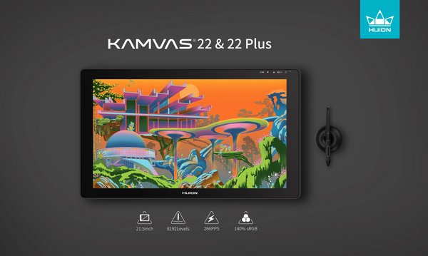 휴이온, 최신 제품 Kamvas 22 및 Kamvas 22 Plus 공개