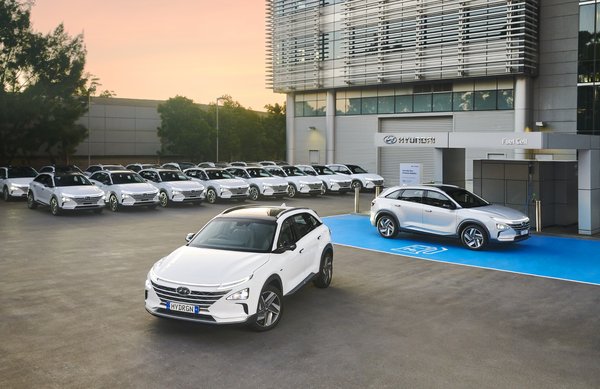 Hyundai Nexo Fuel Cell Electric Vehicle Fleet Arrives In Australia Pr Newswire Apac