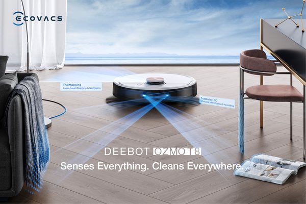 ECOVACS ROBOTICS introduces DEEBOT OZMO T8 & T8+ to the T8 Family, its high-end intelligent floor cleaning robots series