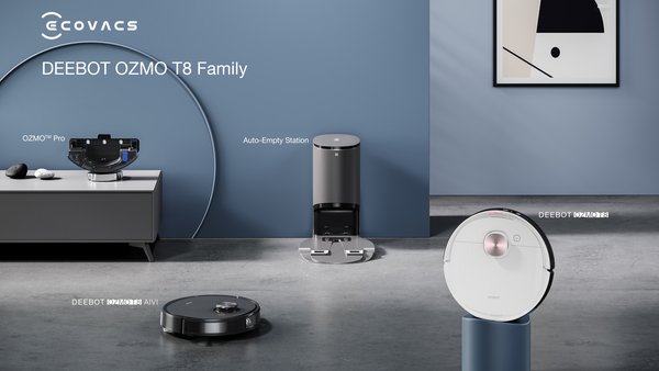 ECOVACS ROBOTICS introduces DEEBOT OZMO T8 & T8+ to the T8 Family