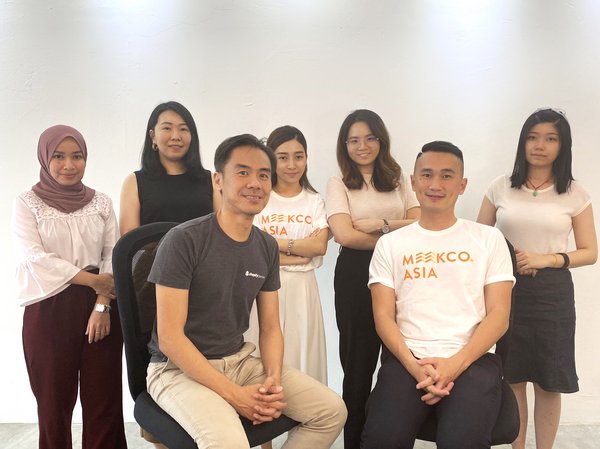 CEO & Founder Kah Hing and his team at Meekco.Asia