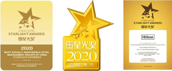 Hilton Named "Most Socially Responsible Hotel Management Group of China"