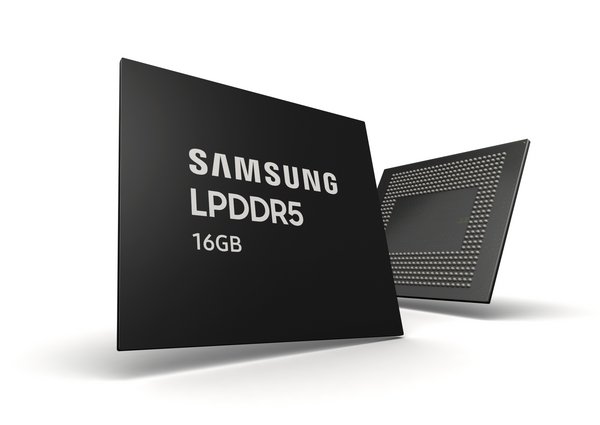 Samsung Begins Mass Production of 16Gb LPDDR5 DRAM at World's Largest Semiconductor Line